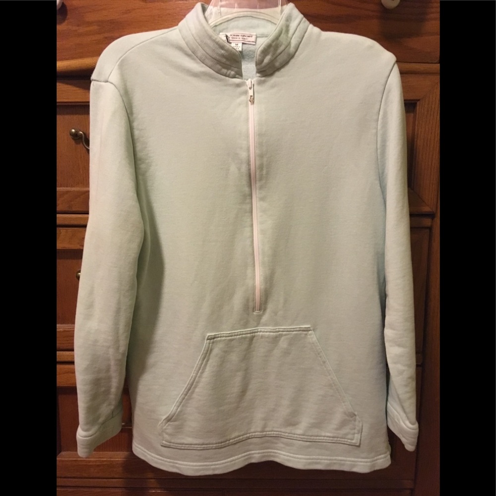 - St. John Sport/Marie Grey pullover sweatshirt